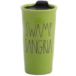 RAE DUNN • “Swamp Sangria” Halloween Travel Mug